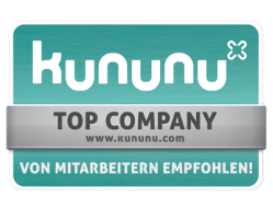 kununu Siegel: ARBEIT UND MEHR ist Top Company